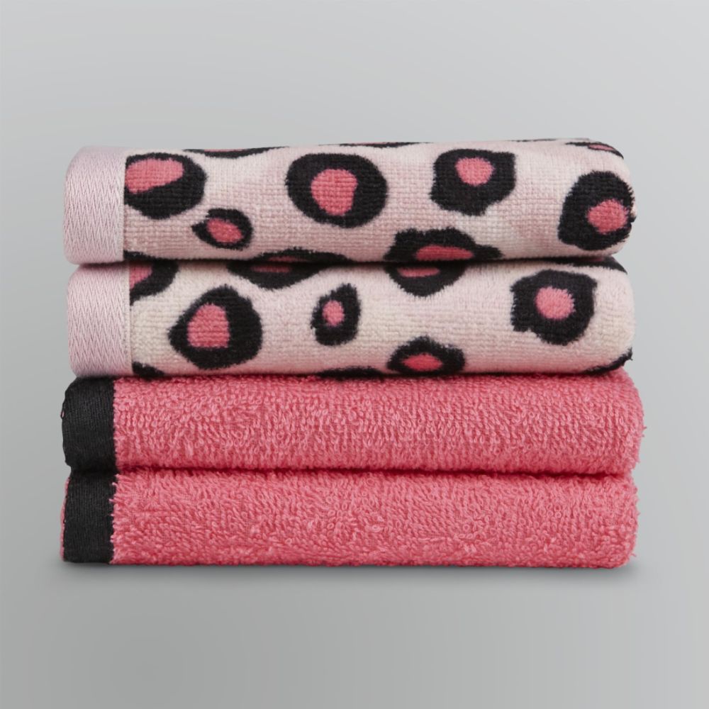 Essential Home Hollywood Glam Washcloth Set - Four Pack at Kmart.com