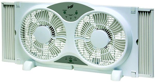 9" Portable  Twin Window Fan with Remote Control at Sears.com