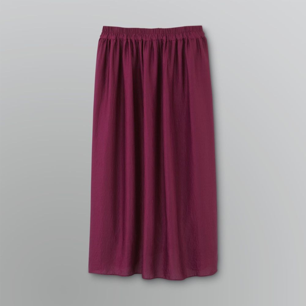 Love Your Style, Love Your Size Women's Plus Crinkled Satin Maxi Skirt at Kmart.com