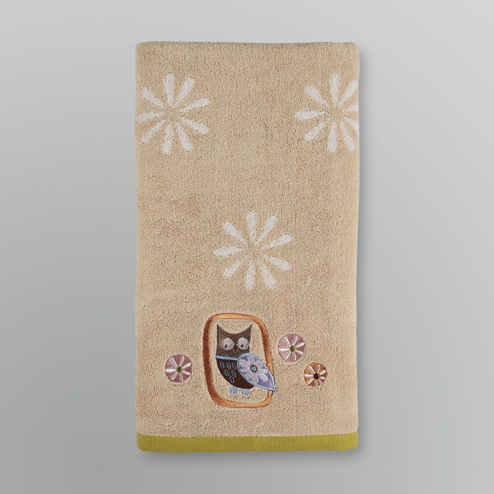 Essential Home Owl Bath Towel