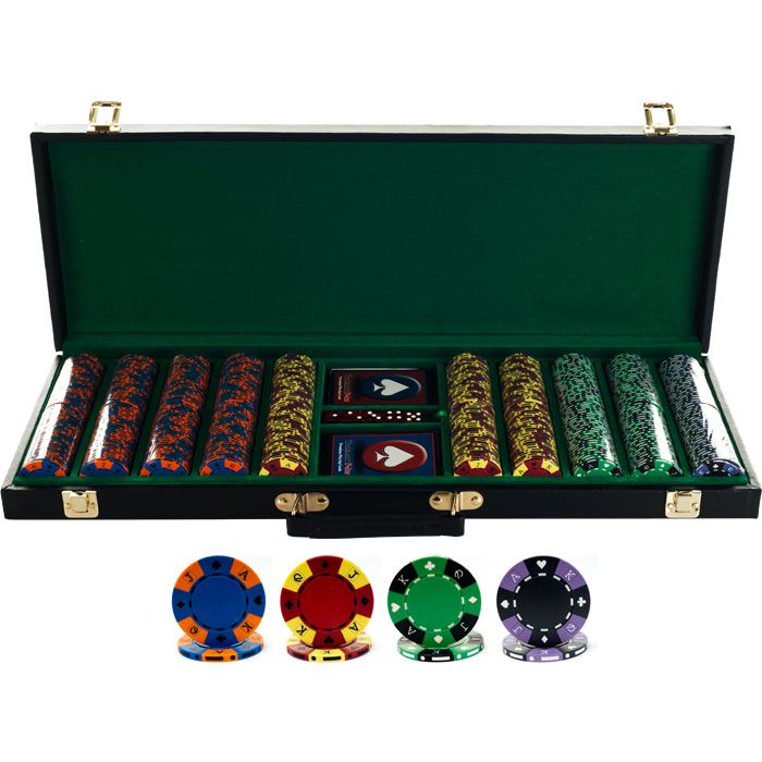 Trademark Poker 500 Tri-Color Suit Design Set w/Deluxe Case at Sears.com