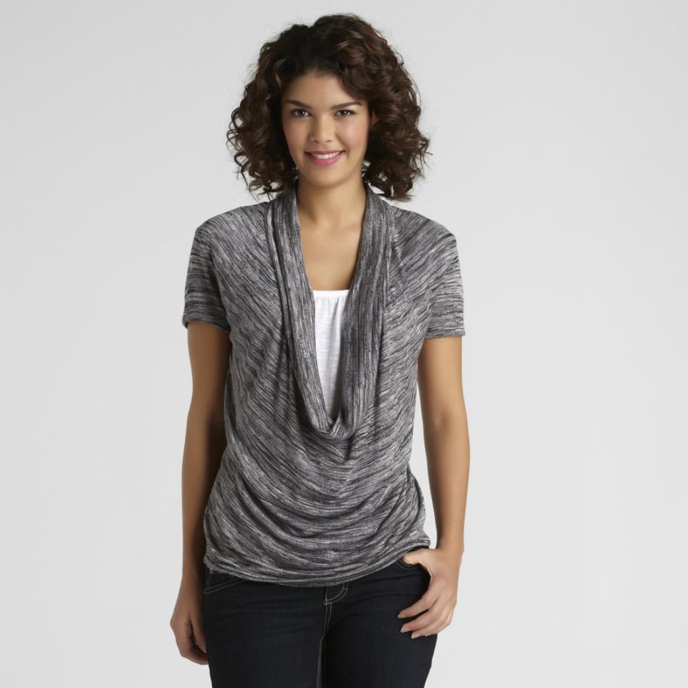 Canyon River Blues Women's 2-in-1 Cowl Neck Top at Sears.com