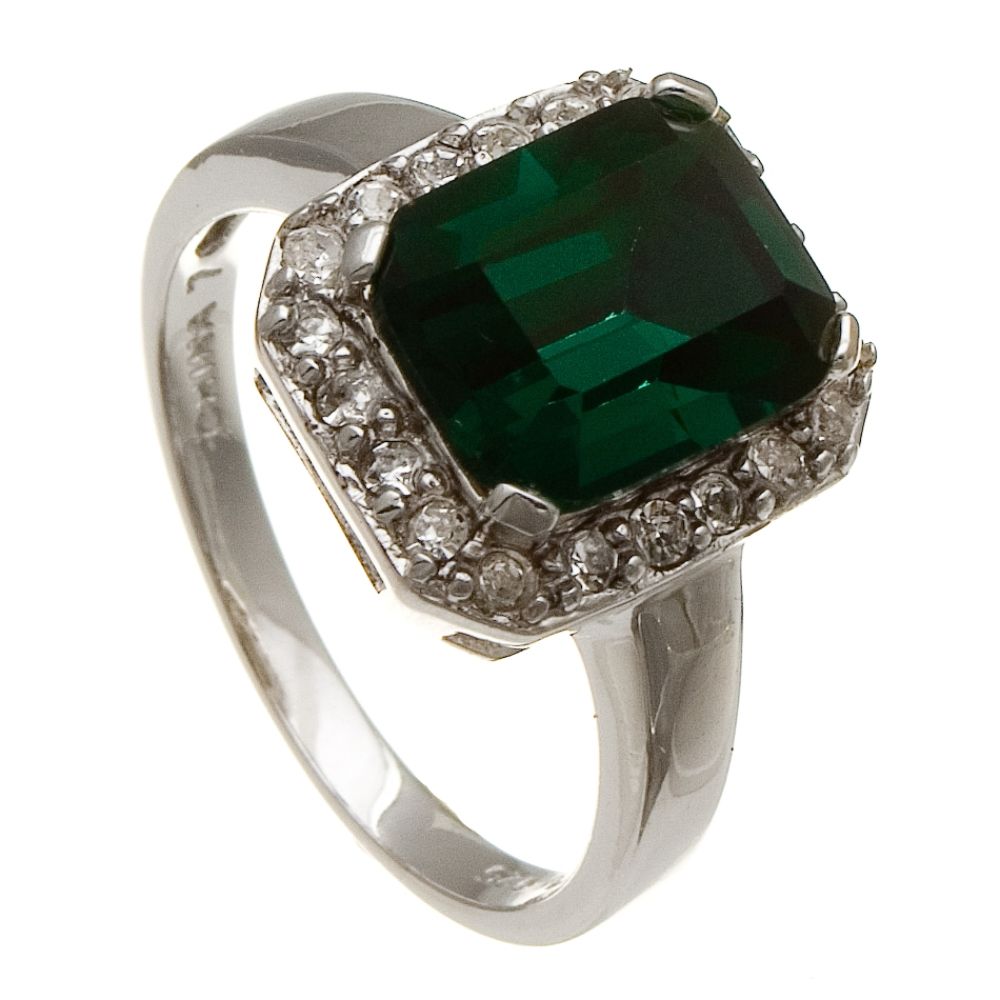 Enchanted Brilliance Emerald Crystal Ring at Kmart.com
