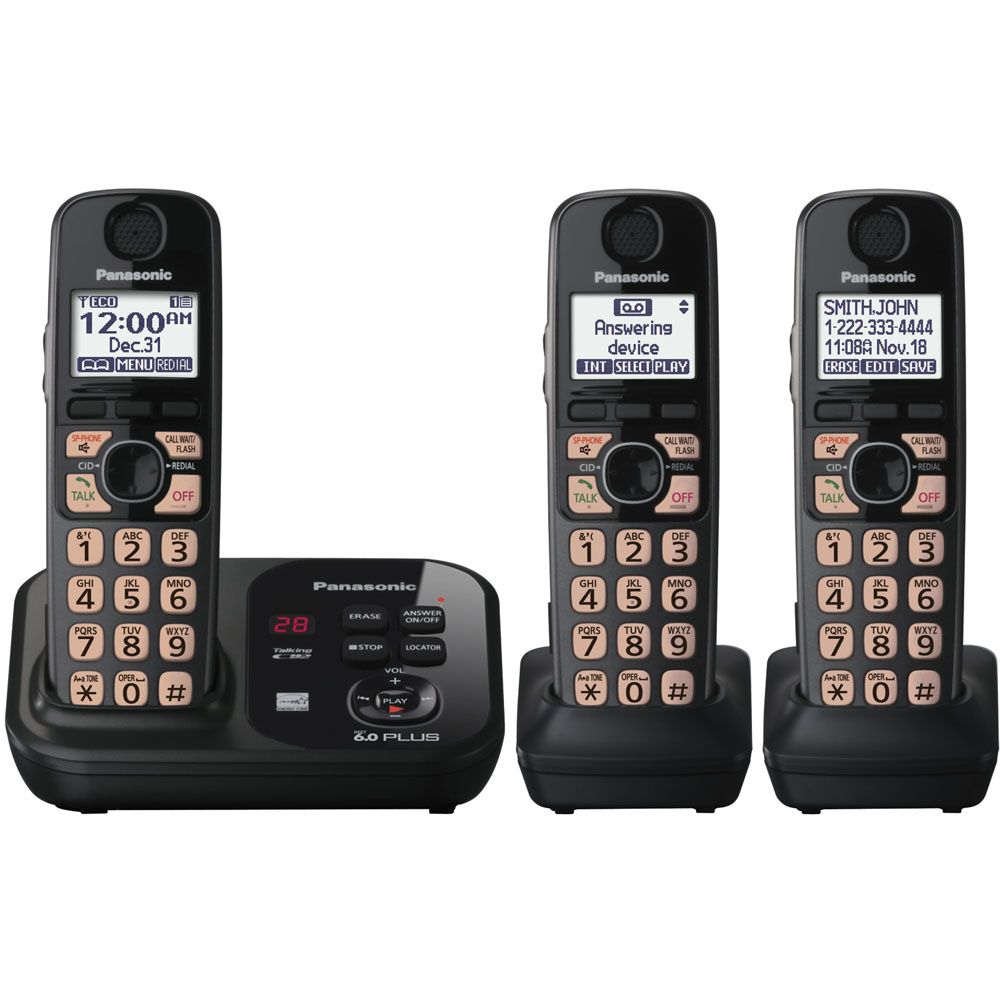 Panasonic KX-TG4733B DECT 6.0 Plus Expandable