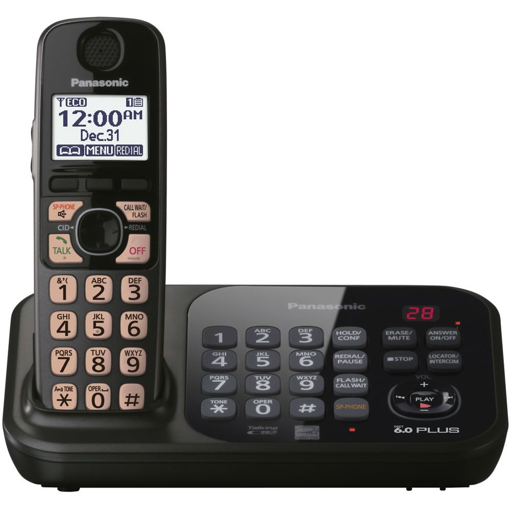 Panasonic KX-TG4741B DECT 6.0 Plus Expandable