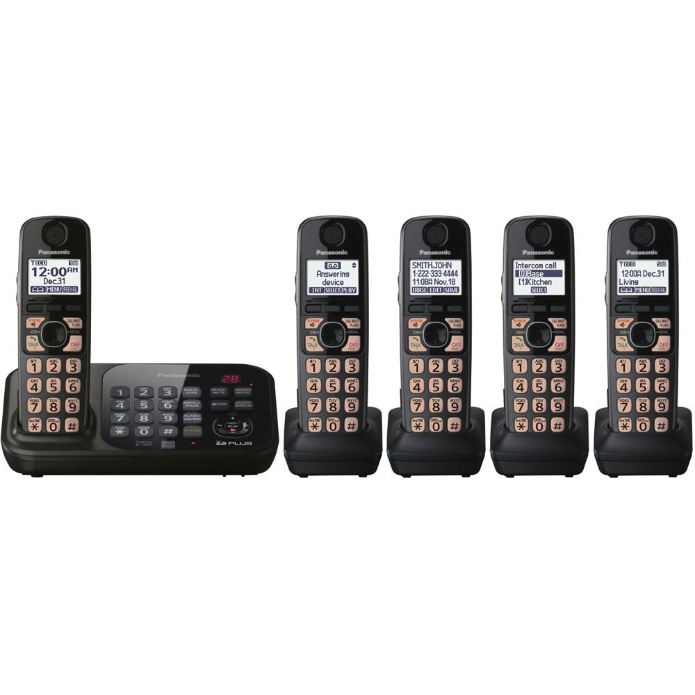 Panasonic KX-TG4745B DECT 6.0 Plus Expandable