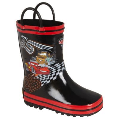 Disney Boy's Weather Boot Cars - Black at Kmart.com