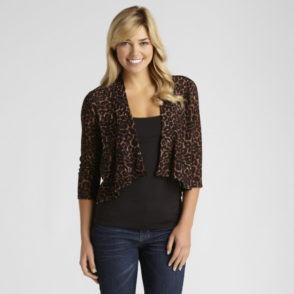 Covington Petite's Tape Yarn Cardigan at Kmart.com