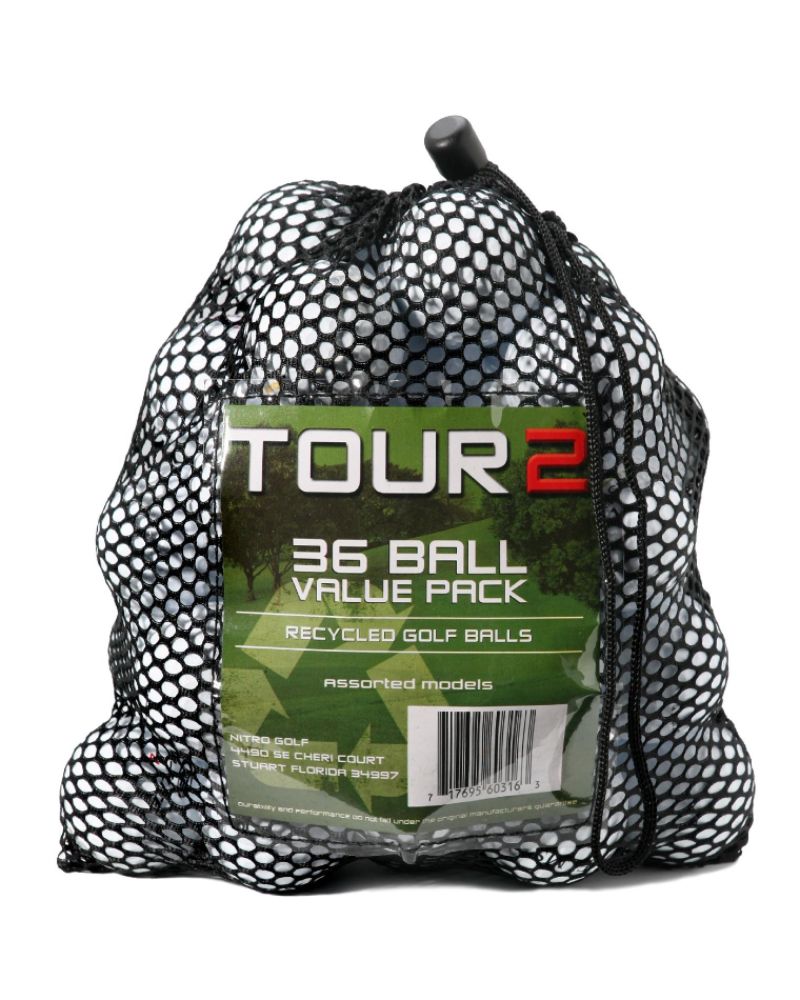 Tour 2 Golf Balls - 36 Count Value Pack