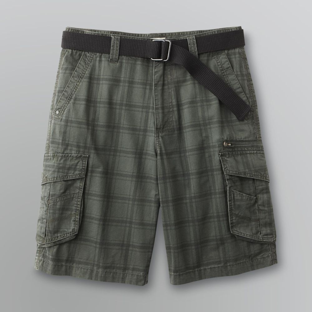 Route 66 Men's Belted Cargo Shorts at Kmart.com