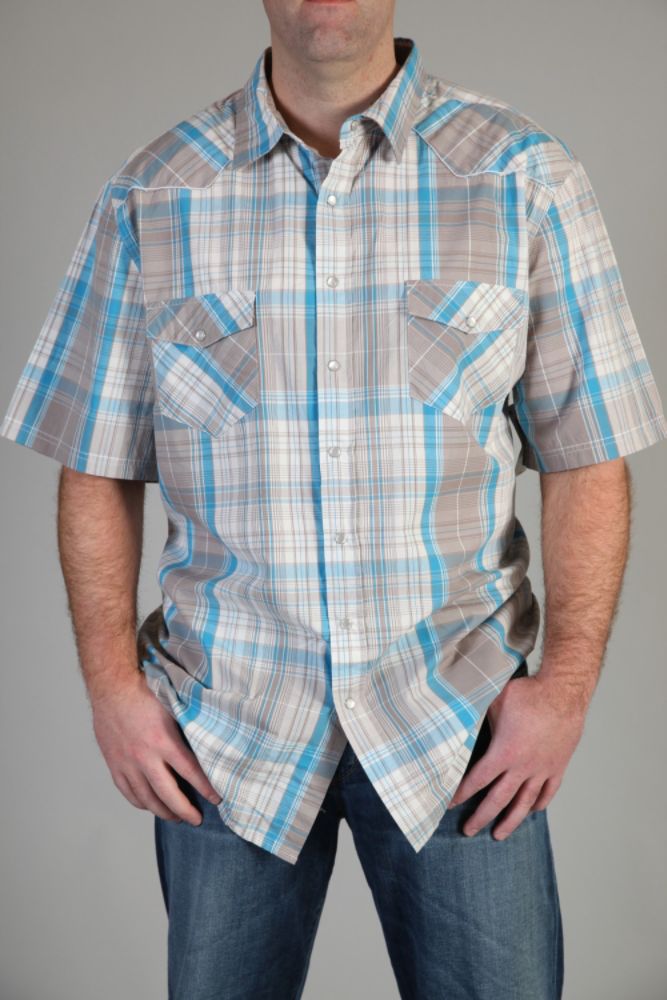 Legend One Men's Big & Tall Notched-Collar Camp Shirt