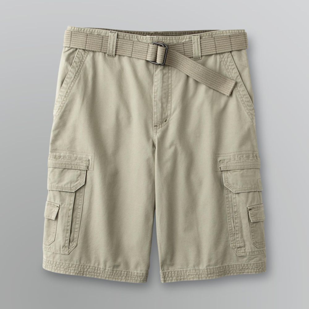 Route 66 Men's Belted Cargo Shorts at Kmart.com
