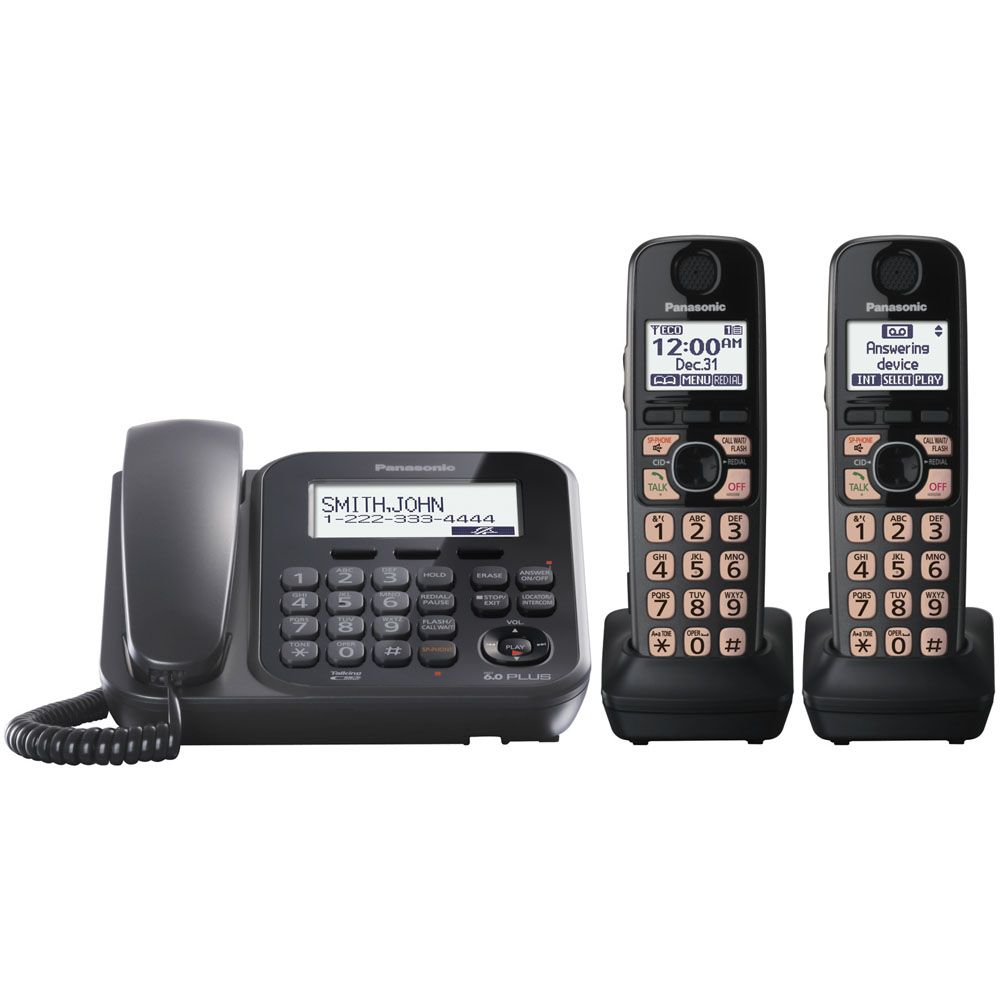 Panasonic KX-TG4772B DECT 6.0 Plus Expandable