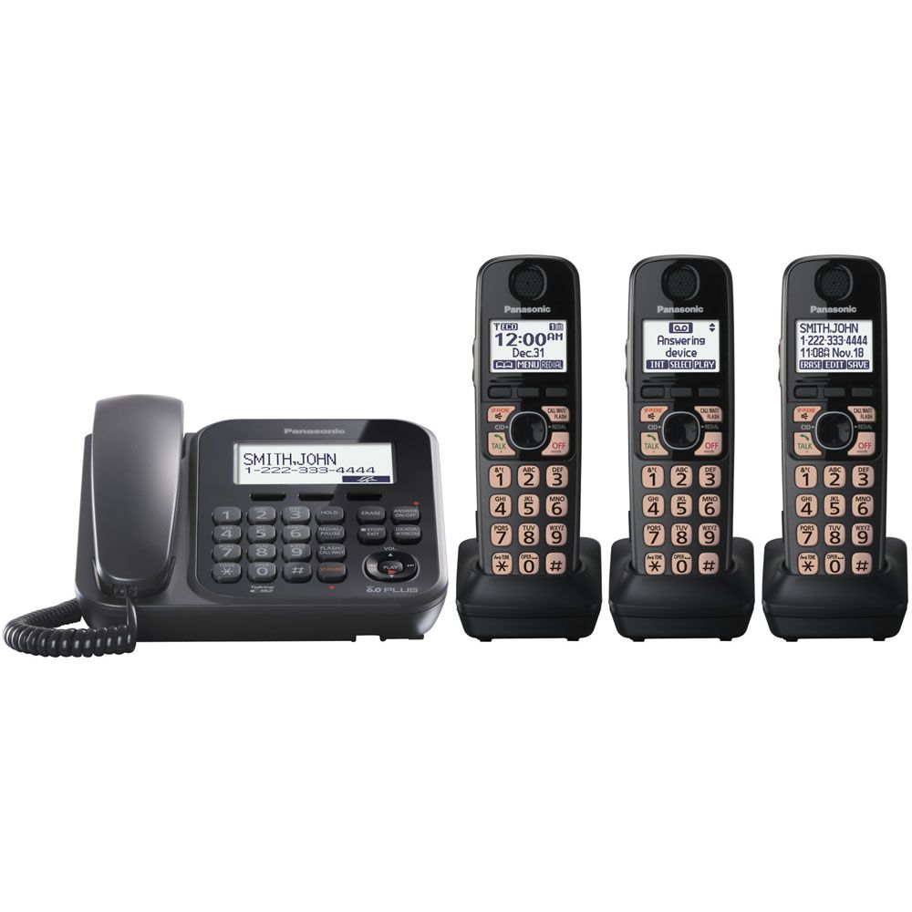 Panasonic KX-TG4773B DECT 6.0 Plus Expandable