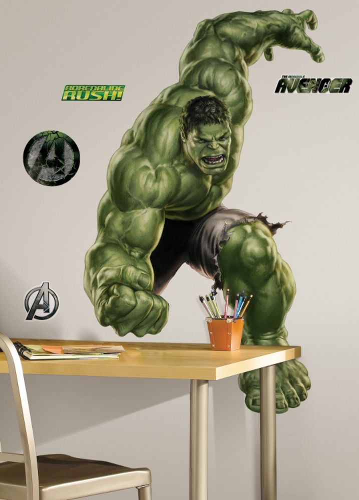 RoomMates&nbsp; Avengers - Hulk Peel & Stick Giant Wall Decal