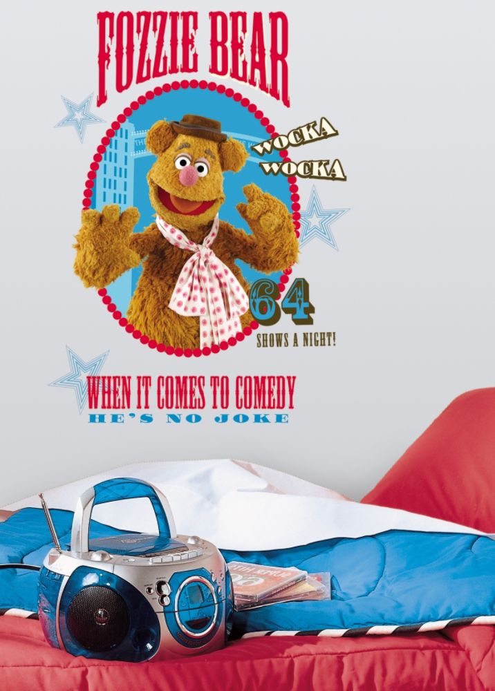 Muppets - Fozzie Peel & Stick Giant Wall Decal