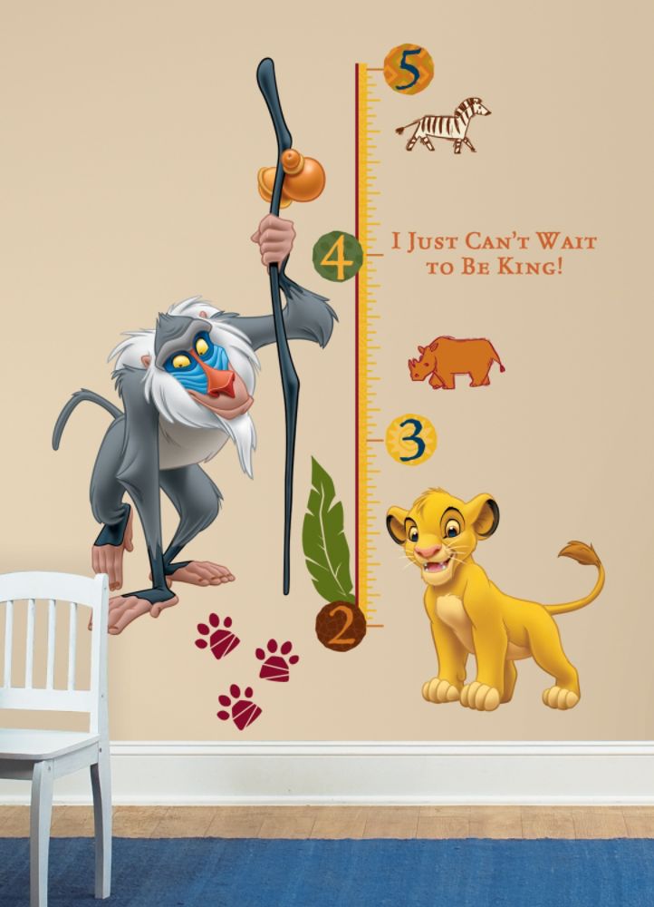 RoomMates The Lion King Rafiki Peel & Stick