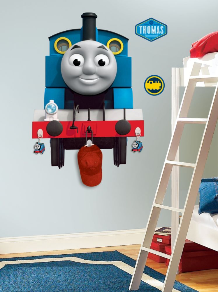 RoomMates Thomas the Tank Engine Peel & Stick Giant Wall Decal with Hooks at Sears.com