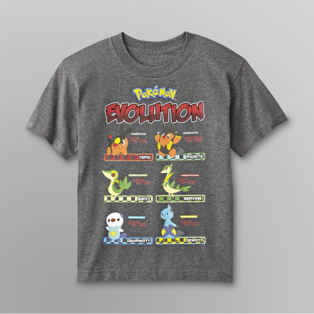 Pokemon Boy's Graphic T-Shirt - Pokemon Evolution at Kmart.com