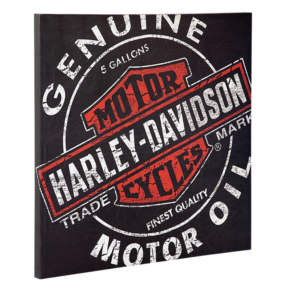 Harley-Davidson&nbsp; H-D Oil Can Canvas Print