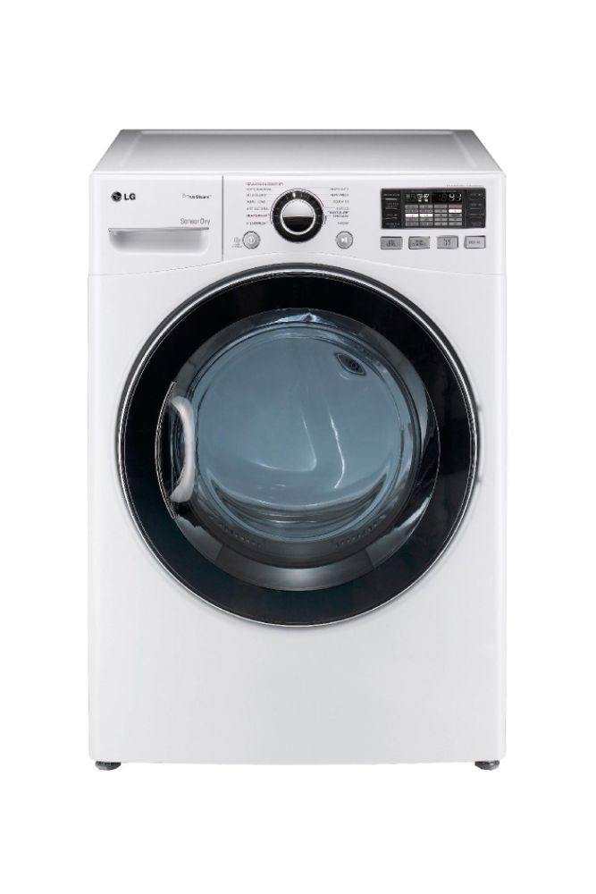 LG 7.3 cu. ft. Ultra Large Capacity Front Load Electric SteamDryer™ with Sensor Dry - White at Sears.com