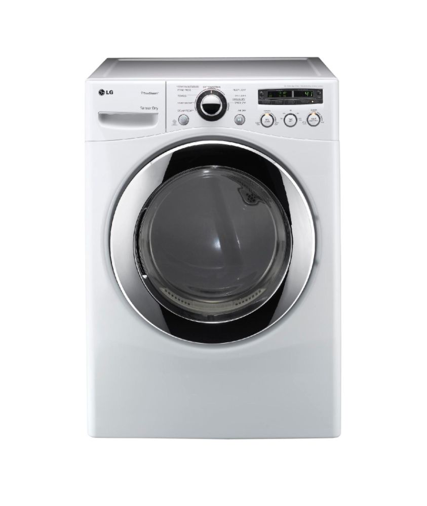 LG 7.3 cu. ft. Ultra Large Capacity Front Load Electric SteamDryer™ with Sensor Dry - White at Sears.com