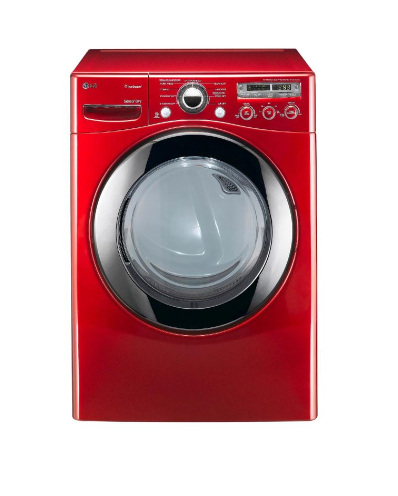 LG 7.3 cu. ft. Ultra Large Capacity Front Load Electric SteamDryer™ with Sensor Dry - Red at Sears.com