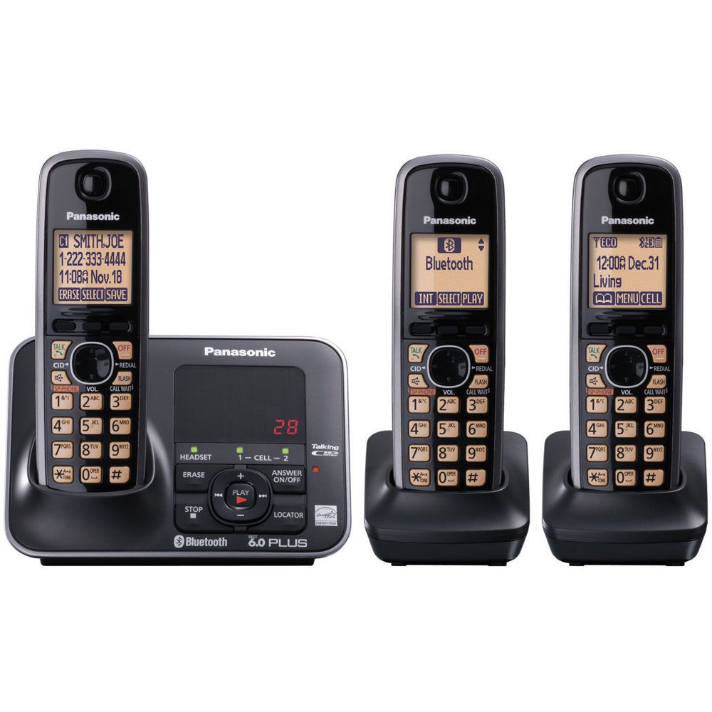 Panasonic KX-TG7623B Link-to-Cell Bluetooth