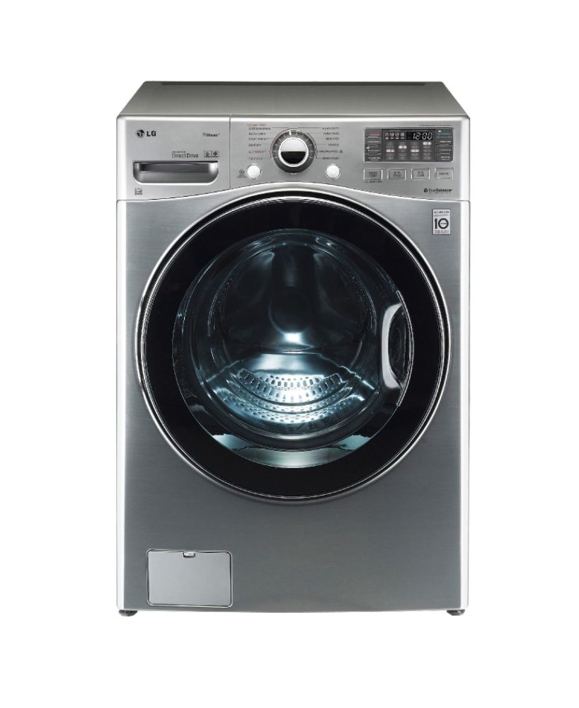 LG 4.0 cu.ft. Ultra Large Capacity Steam Front Load Washer with w/TurboWash™ - Graphite Steel ENERGY STAR® at Sears.com