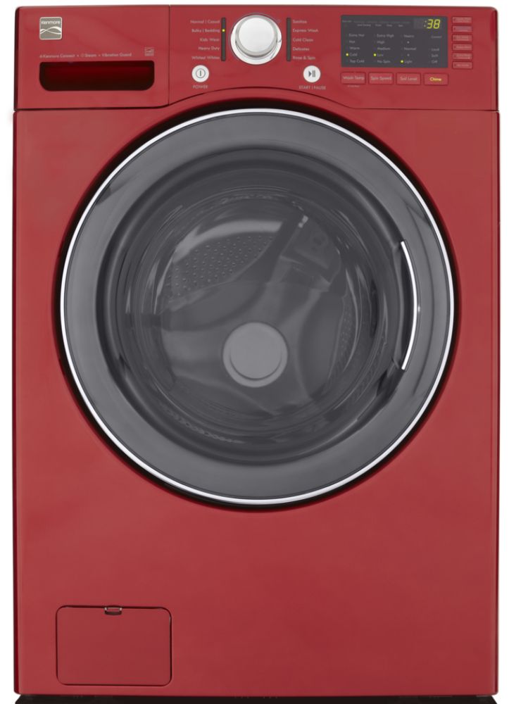 Kenmore 3.7 cu. ft. Steam Front-load Washing Machine - Red ENERGY STAR®
