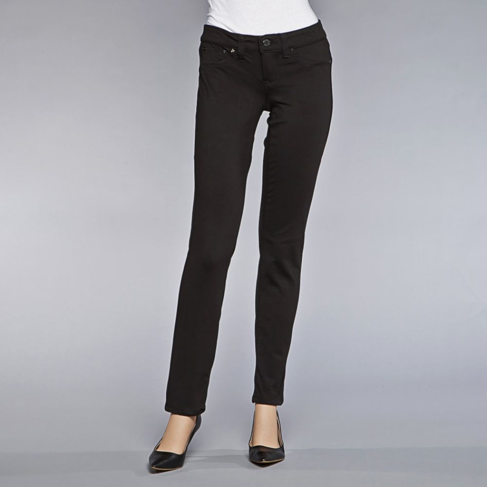 Bongo Women’s Pants 5-Pocket Skinny Ponte Black at Sears.com