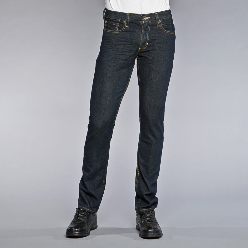 Roebuck & Co. Men’s Jeans Accent Stitched Match Stick Super Dark at Sears.com