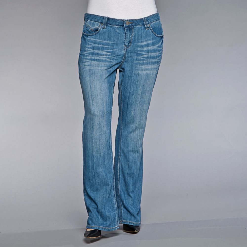 Inked & Faded Women’s Noise Art Classic Straight Jeans at Sears.com