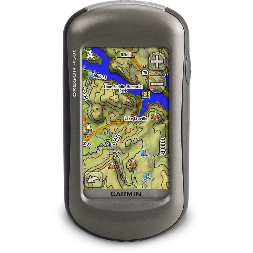 Garmin OREGON450T 850MB Waterproof GPS with 3 In. Touchscreen & TOPO Maps at Kmart.com