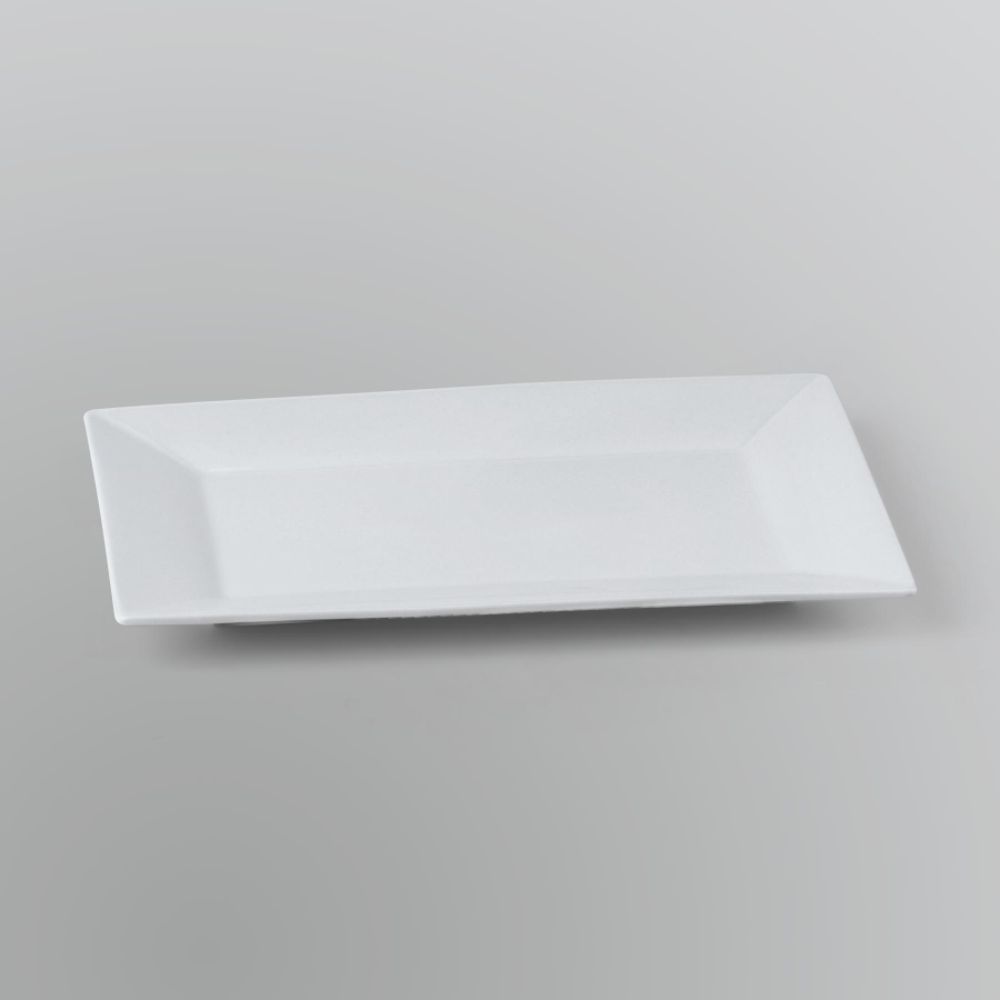 Sandra by Sandra Lee White Glazed Rectangular Platter - 15
