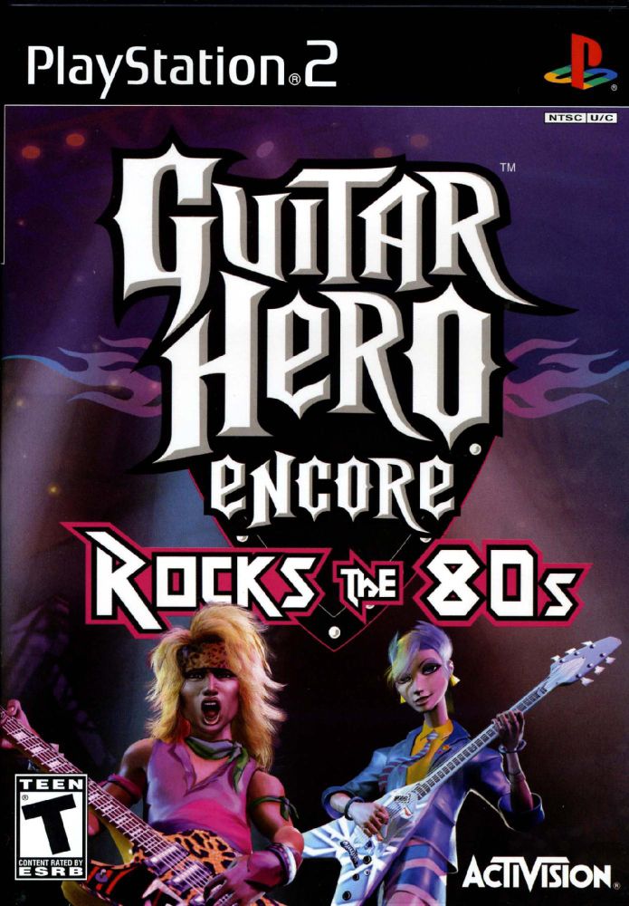 Activision GUITAR HERO ROCKS 80'S PS2 TRI