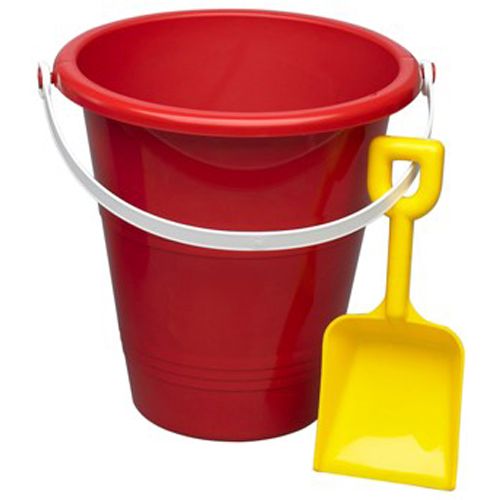 American Plastic Toys 8in. Pail & Shovel - Blue or Red (Colors Vary) at Kmart.com