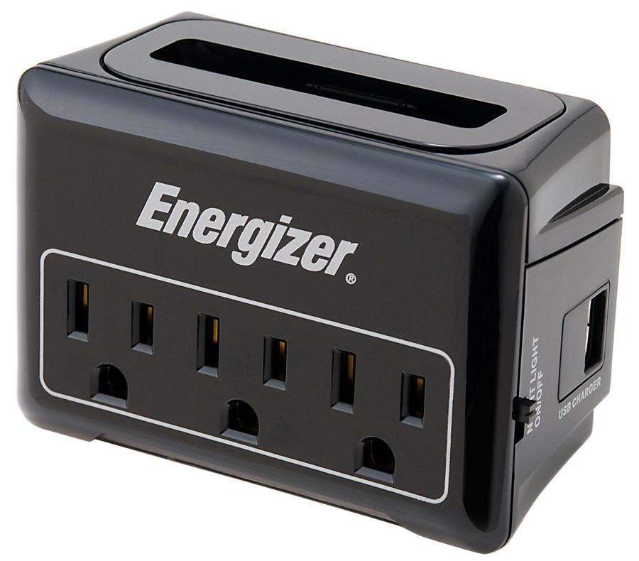 Energizer iSurge Travel Charging Station Black