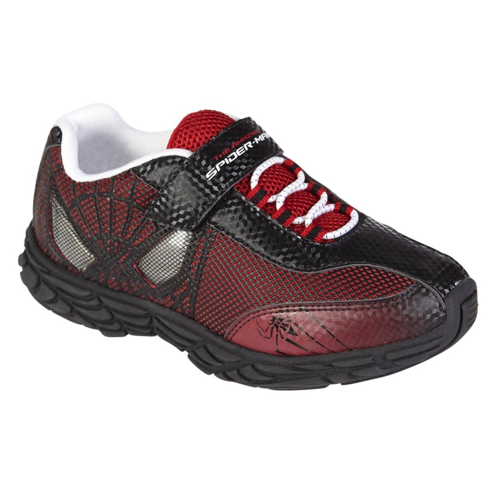 Spiderman Boy's Spiderman4 Lighted Athletic Shoe - Red/Black at Kmart.com