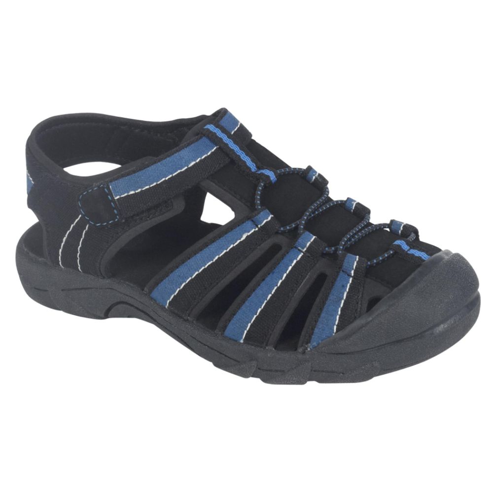 Route 66 Boy's Ace2 Bump Toe Sandal - Black at Kmart.com