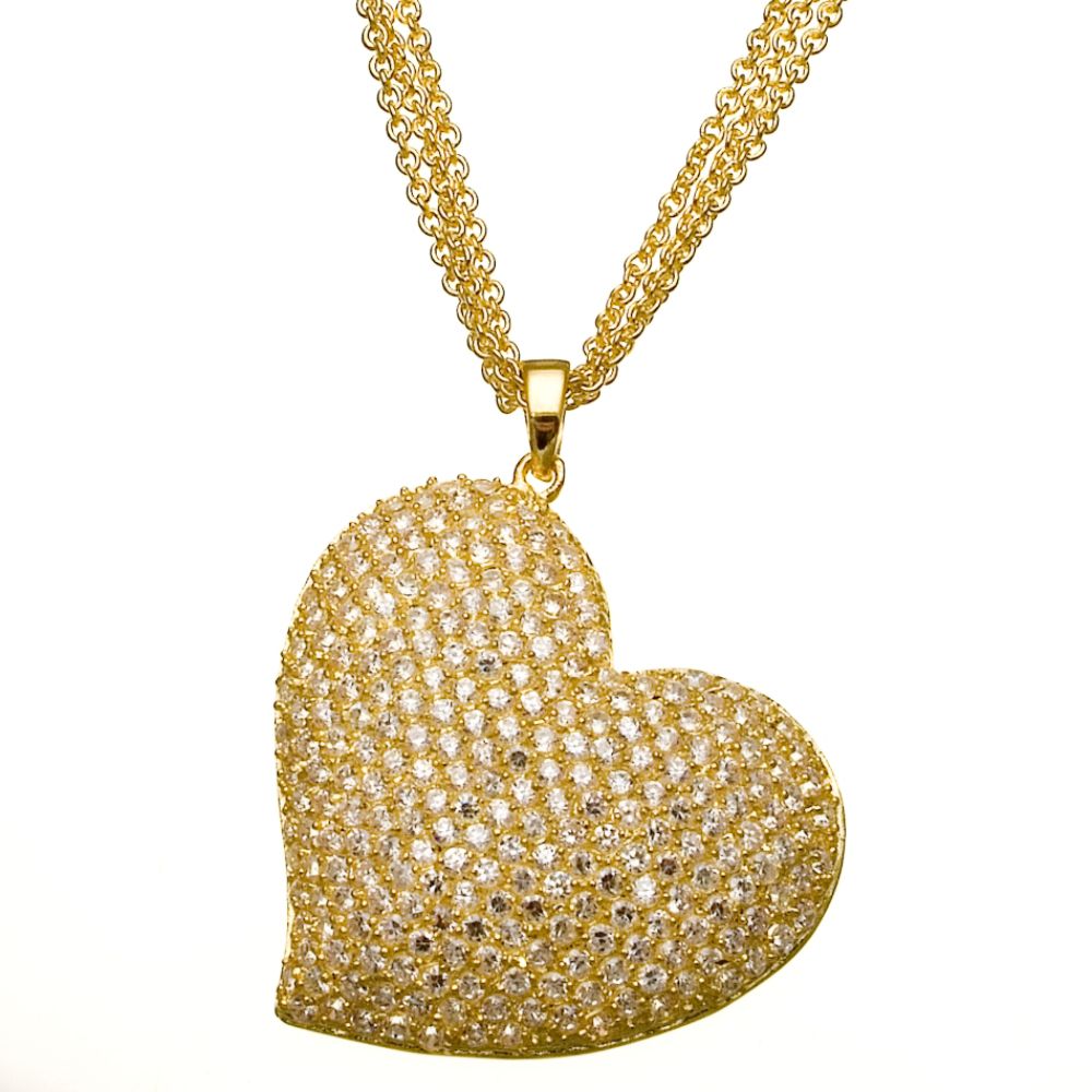 Sofia by Sofia Vergara Ladies Cubic Zirconia Heart Pendant at Kmart.com