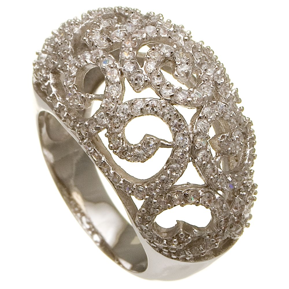 Sofia by Sofia Vergara Ladies Cubic Zirconia Filigree Dome Ring at Kmart.com