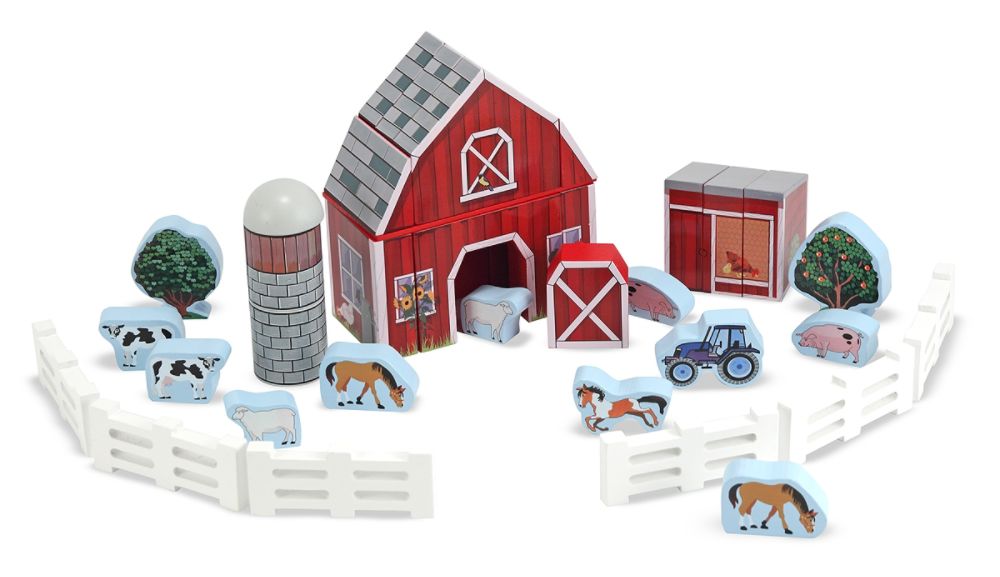 Melissa & Doug Farm Blocks Play Set at Kmart.com