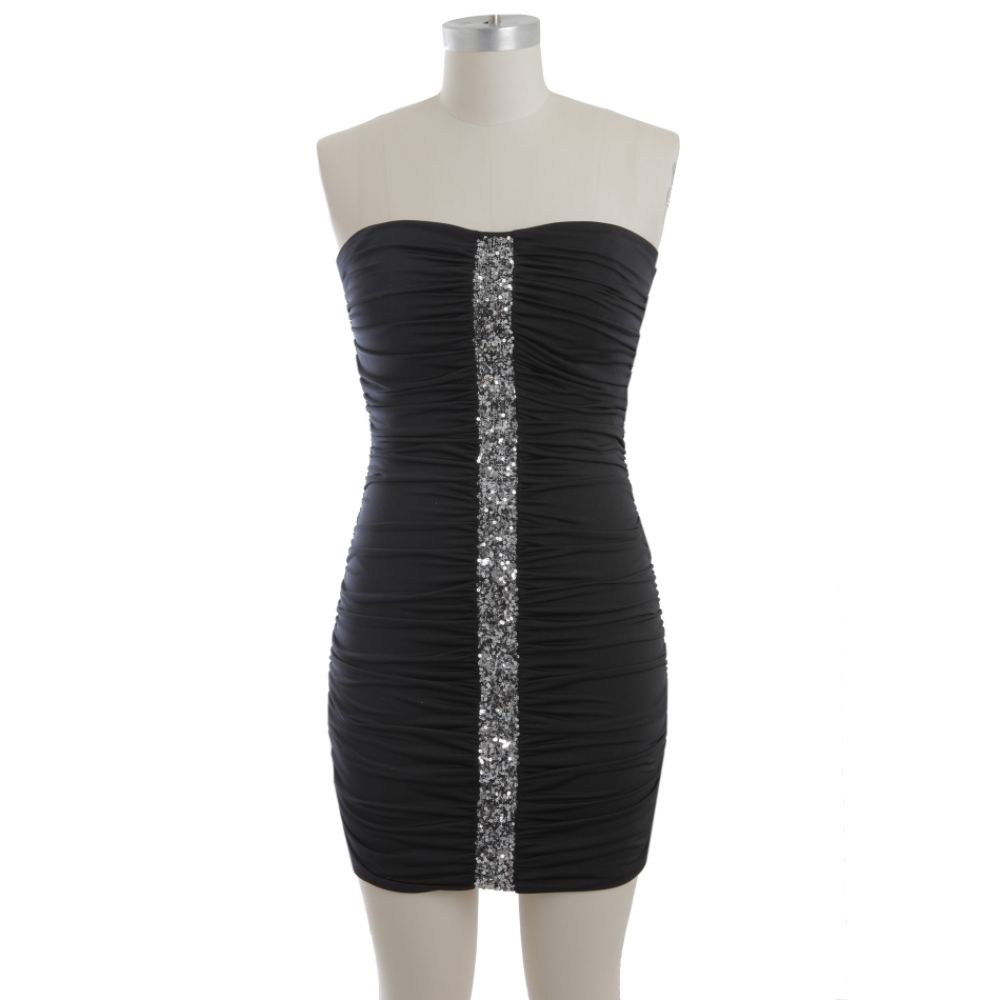 Speechless Junior's Dress Strapless Vertical Sequin Stripe Tube at Sears.com