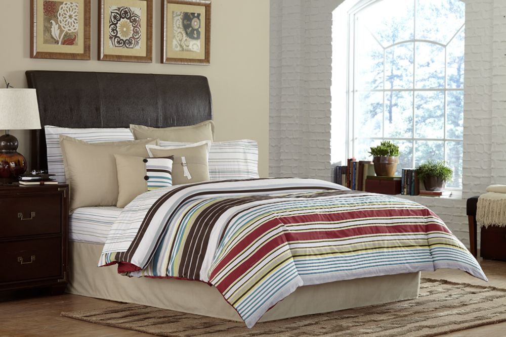 Cannon Variegated Stripe Bedding Collection at Kmart.com