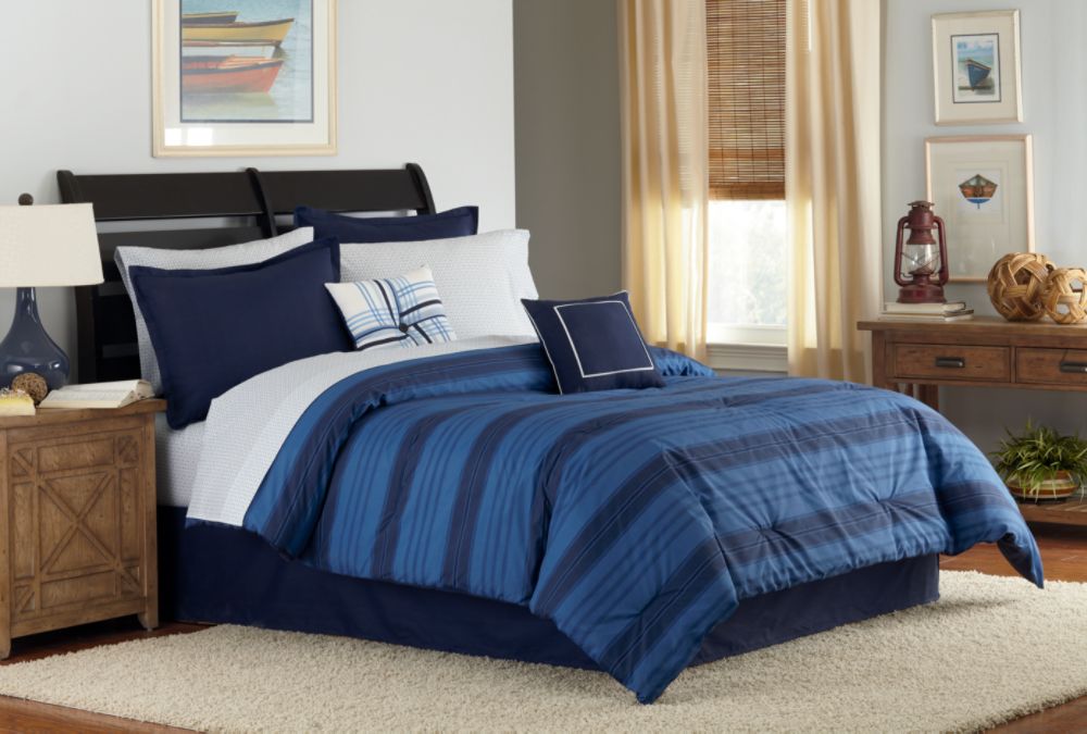 Blue Solid Non Solid Bedding Collection at Kmart.com