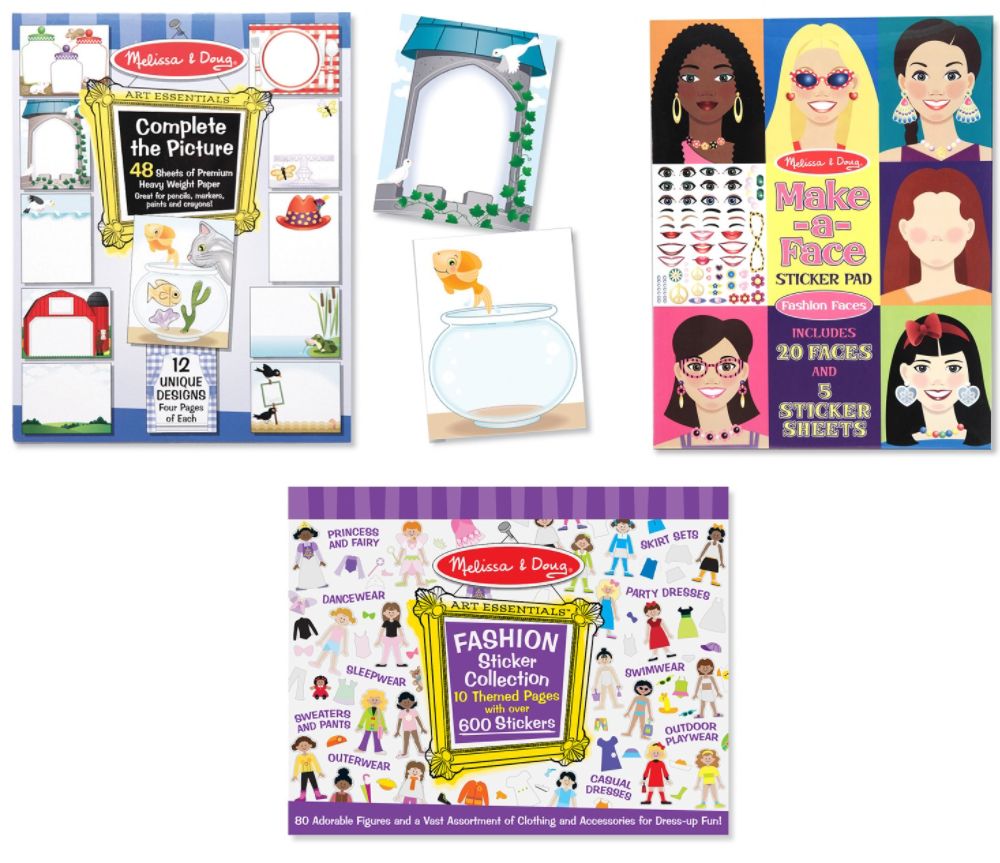 Melissa & Doug Sticker Pad Bundle