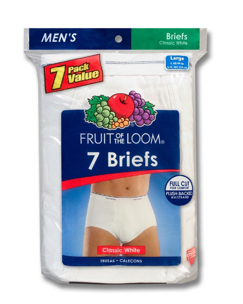 Fruit of the Loom Men's Brief - White 7 Pack at Kmart.com