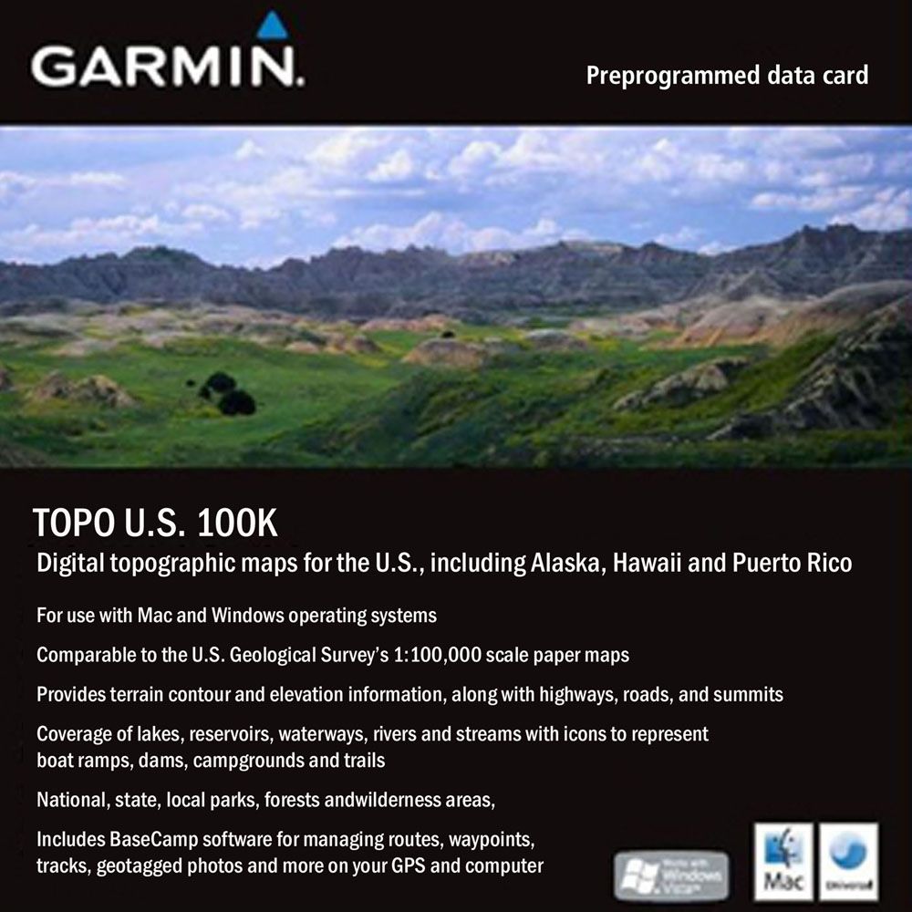 Garmin 010-C1042-00 TOPO U.S. 100K MicroSD Card with SD Adapter at Kmart.com