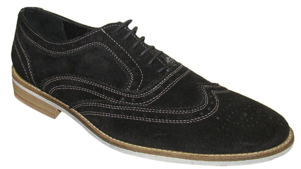 Giorgio Brutini Men's Shoe Wing Oxford Black